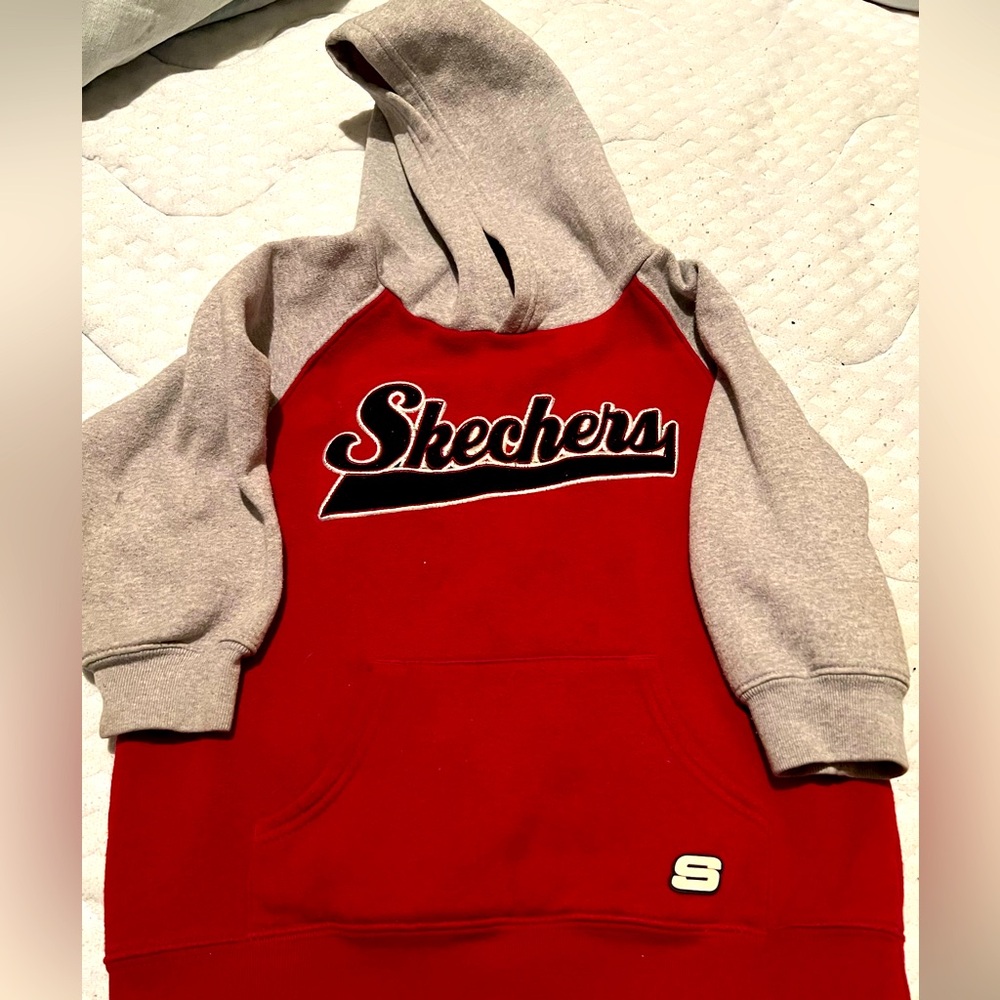 Skechers Kids Red and Gray Hoodie size 3T